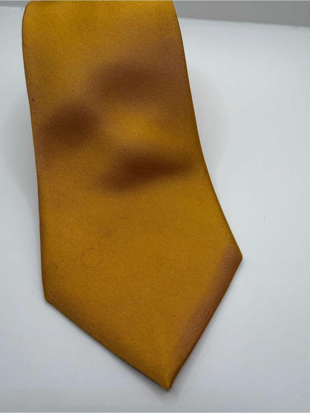 Valentino Golden Mustard Silk Tie